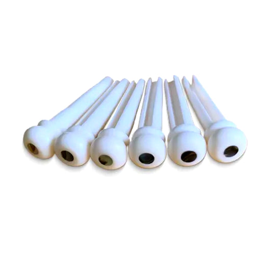 OX bone white acoustic guitar bridge pins