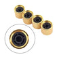 Gold electric guitar knobs