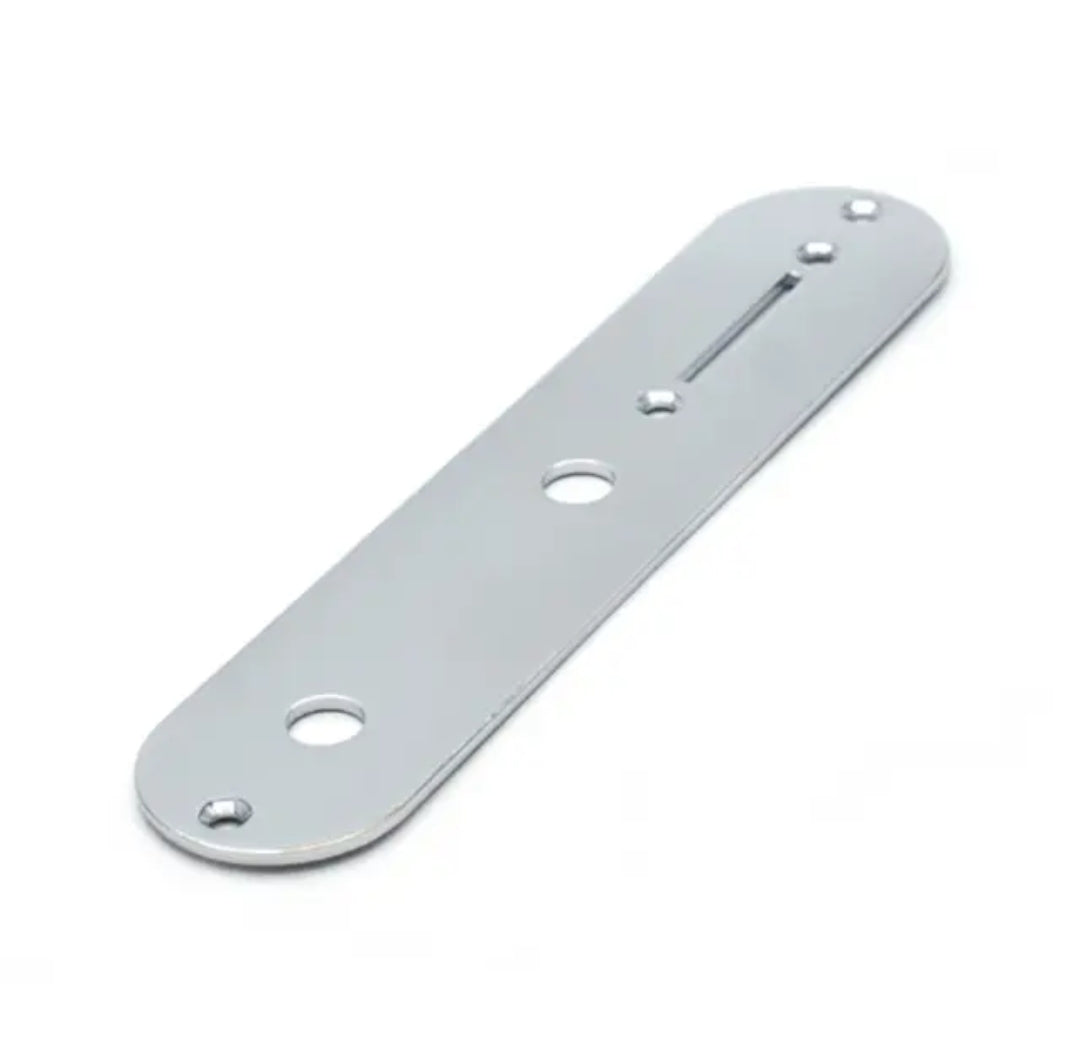 Telecaster electric guitar control plate