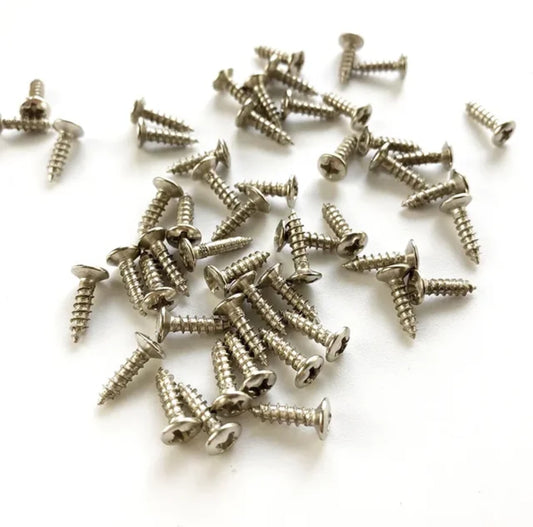 Guitar pickguard screws