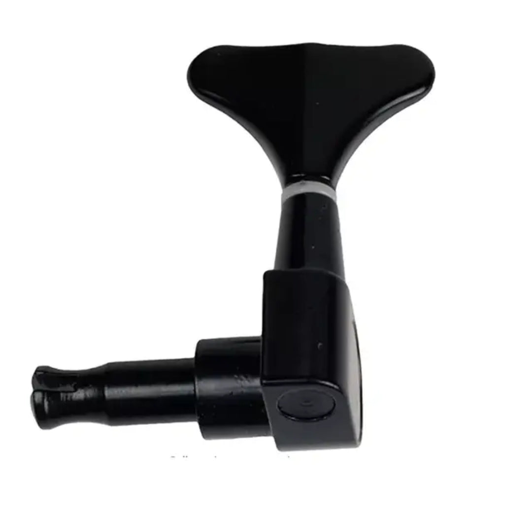 Black Bass Guitar Tuning Pegs In Black 2L2R