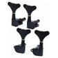 Black Bass Guitar Tuning Pegs In Black 2L2R