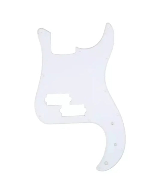 Precision bass 3ply white guitar scratch plate pickguard