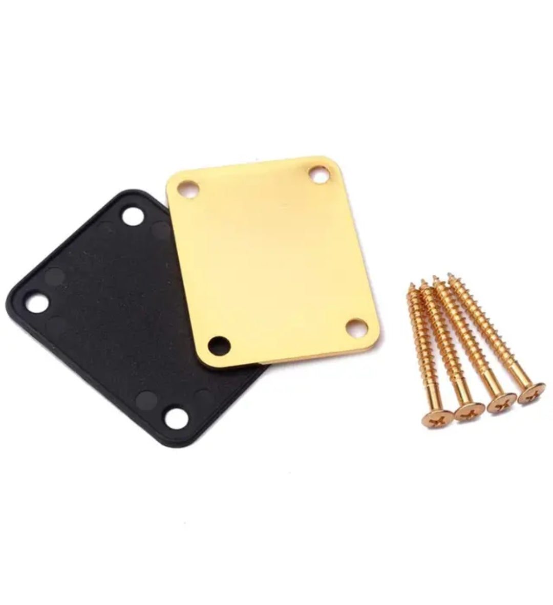 Gold Electric Guitar Neck Plate