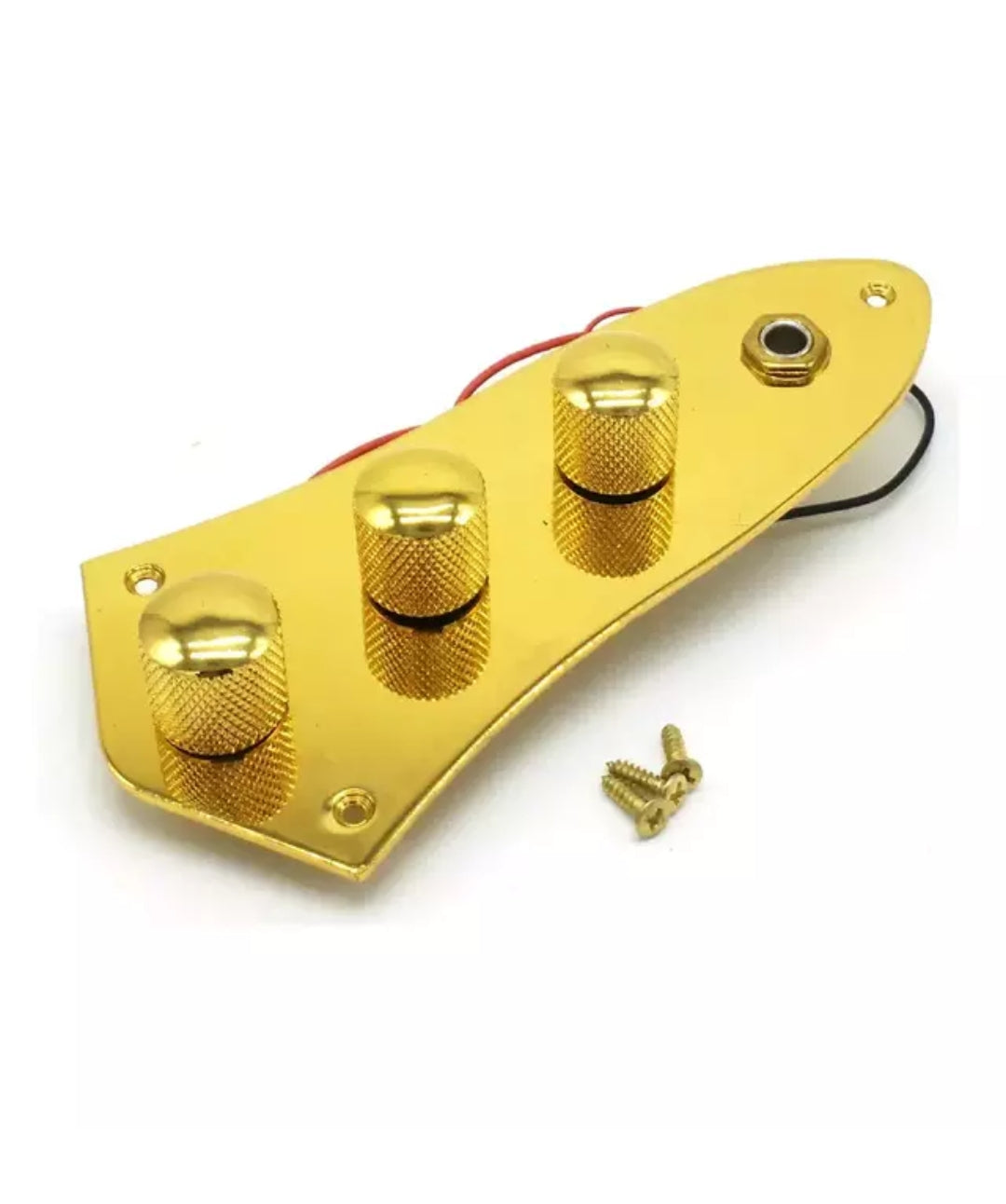 Gold Precision Bass Guitar Prewired Loaded Control Plate