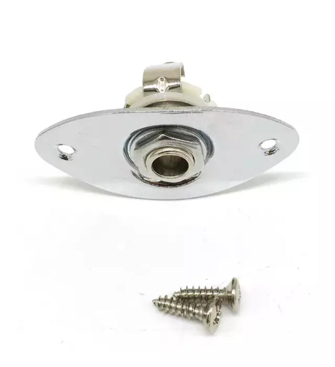 Oval Jack Output Socket And Plate For Electric Guitars