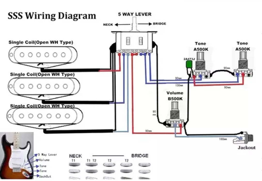 ST 5 way wiring harness