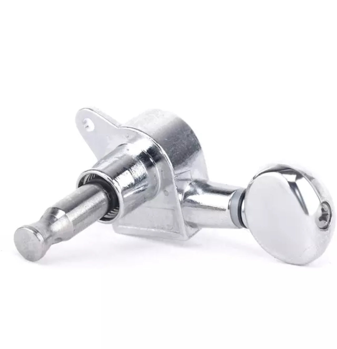 Chrome Tuning Pegs For Stratocasters And Telecaster Guitars