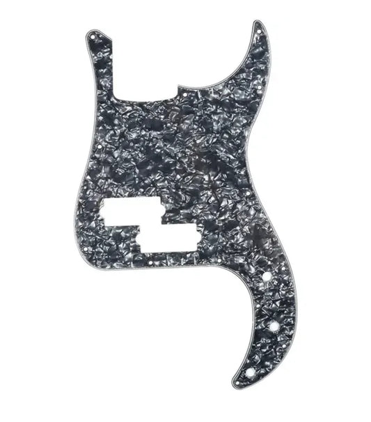 Precision bass 4ply black pearl guitar scratch plate pickguard