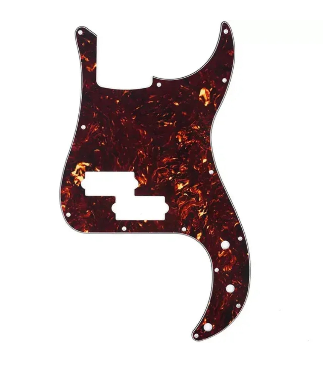 Precision Bass Red Tortoise Guitar Scratch Plate Pickguard