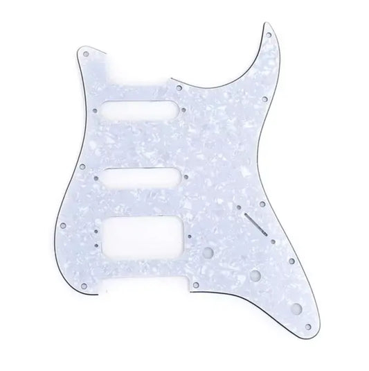 Stratocaster hsh white pearl scratch guard